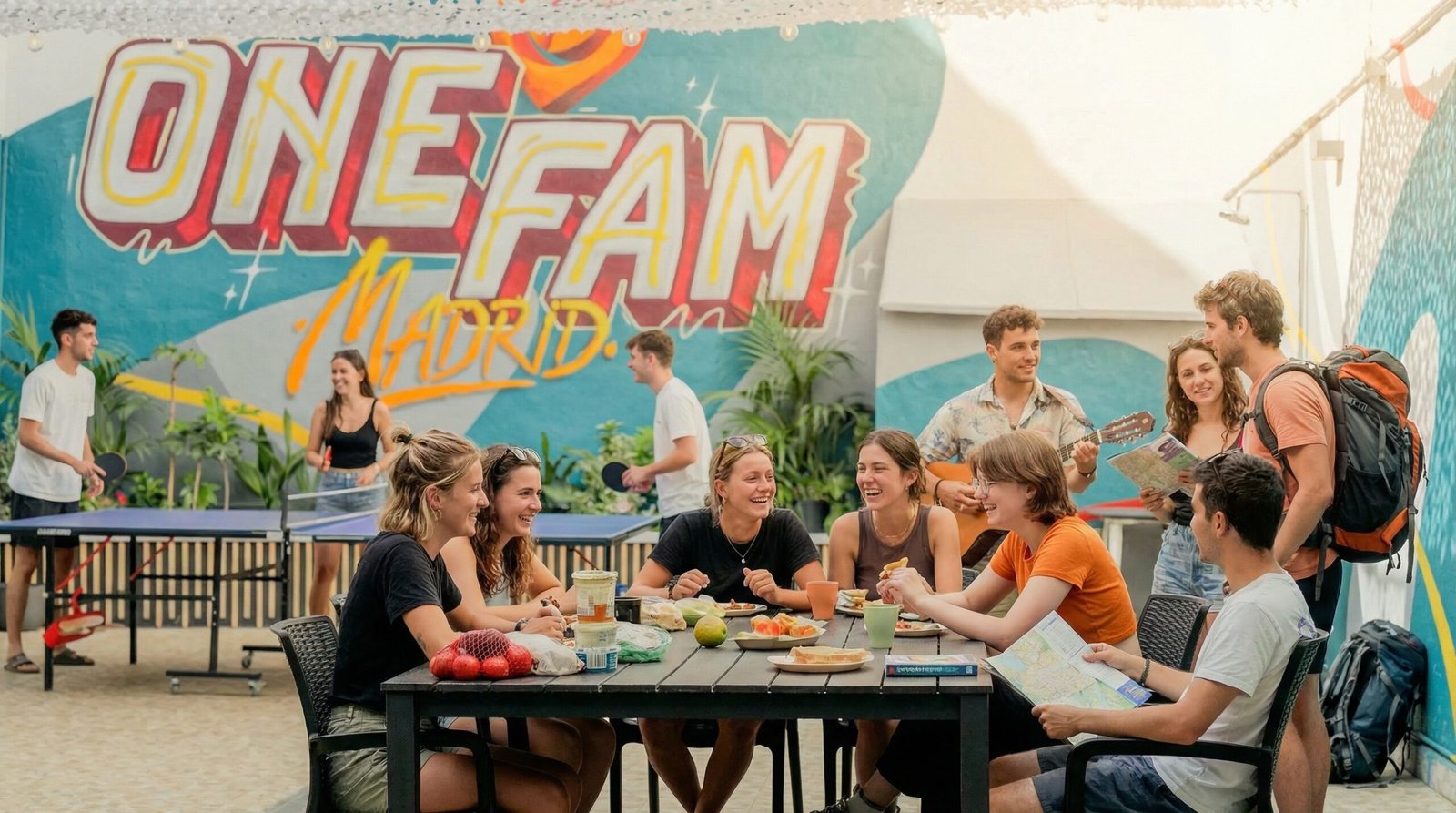 Best social Hostel in Madrid for solo travelers: Your instant family in Spain